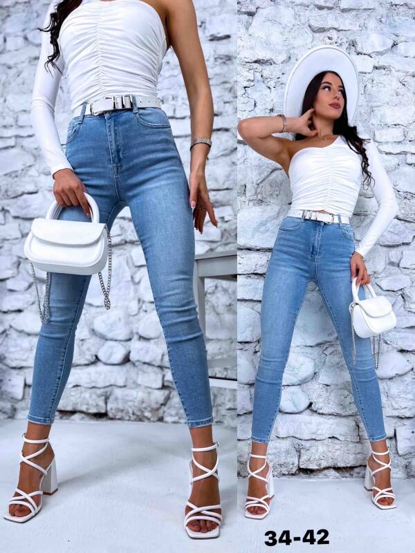 Jeansy damskie 5473 1 kolor 34-42 1