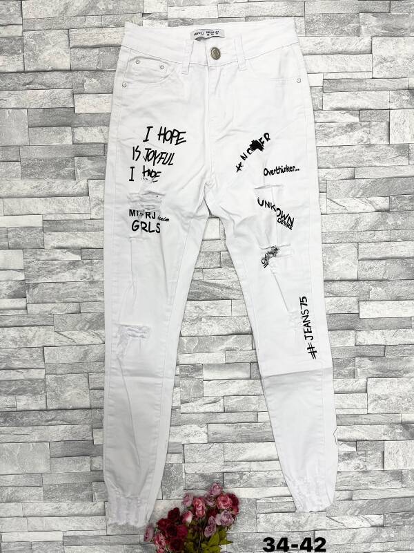 Jeansy damskie 5483 1 kolor 34-42 1