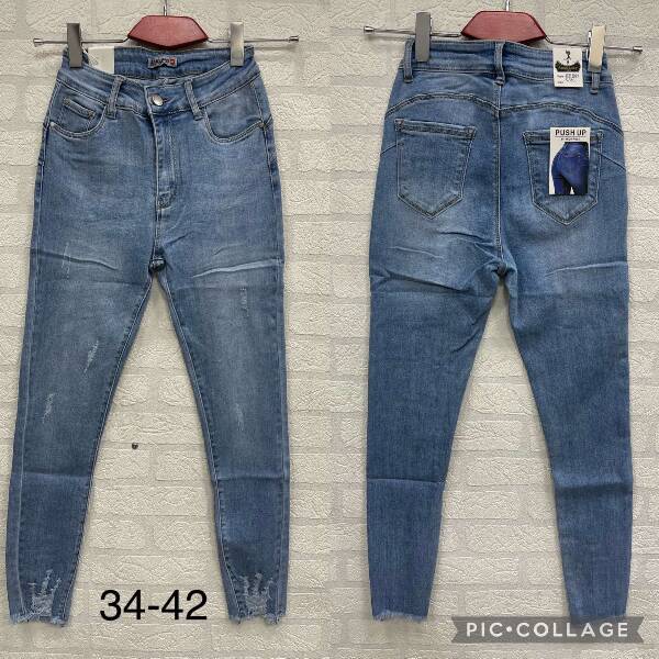 Jeansy damskie 5490 1 kolor 34-42