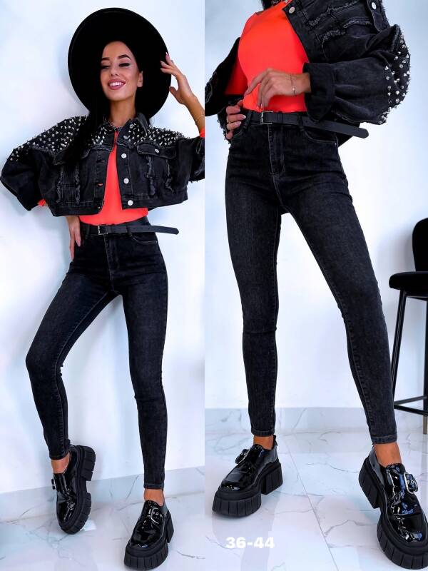 Jeansy damskie 5495 1 kolor 36-44