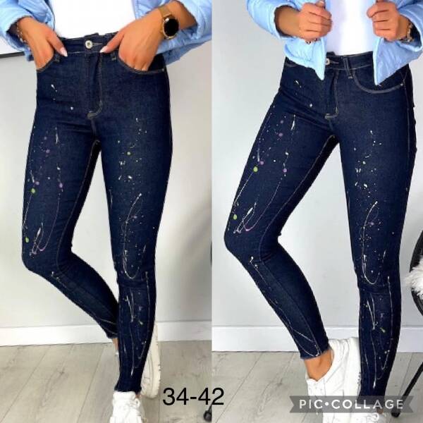 Jeansy damskie 5498 1 kolor 34-42 1