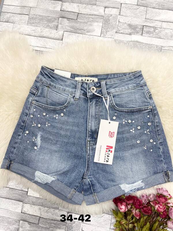 Szorty jeansowe damskie 5505 1 kolor 34-42