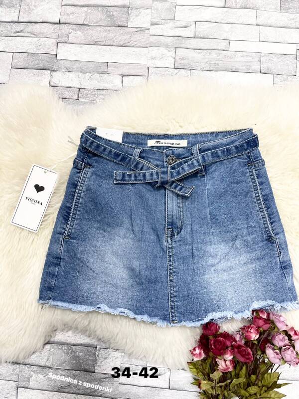 Spódnice jeansowe damskie 5522 1 kolor 34-42 1