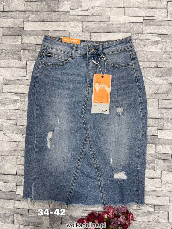 Spódnice jeansowe damskie 5523 1 kolor 34-42