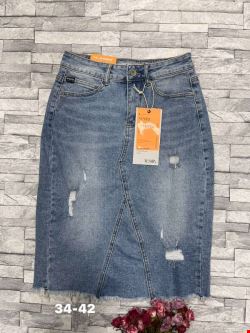 Spódnice jeansowe damskie 5523 1 kolor 34-42