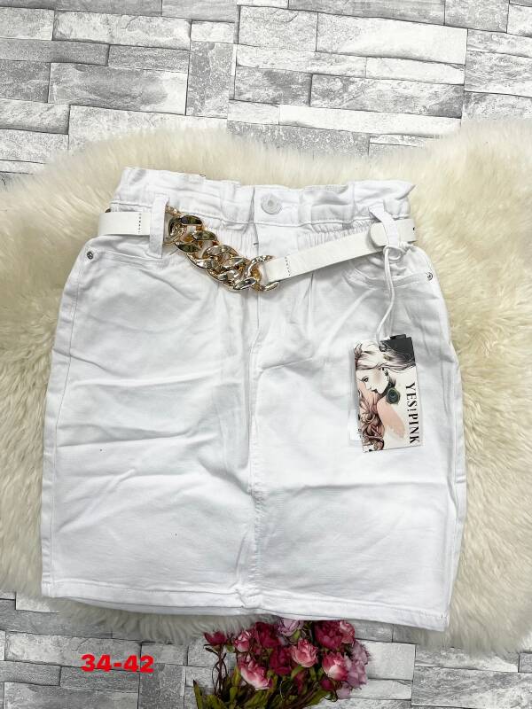 Spódnice jeansowe damskie 5525 1 kolor 34-42