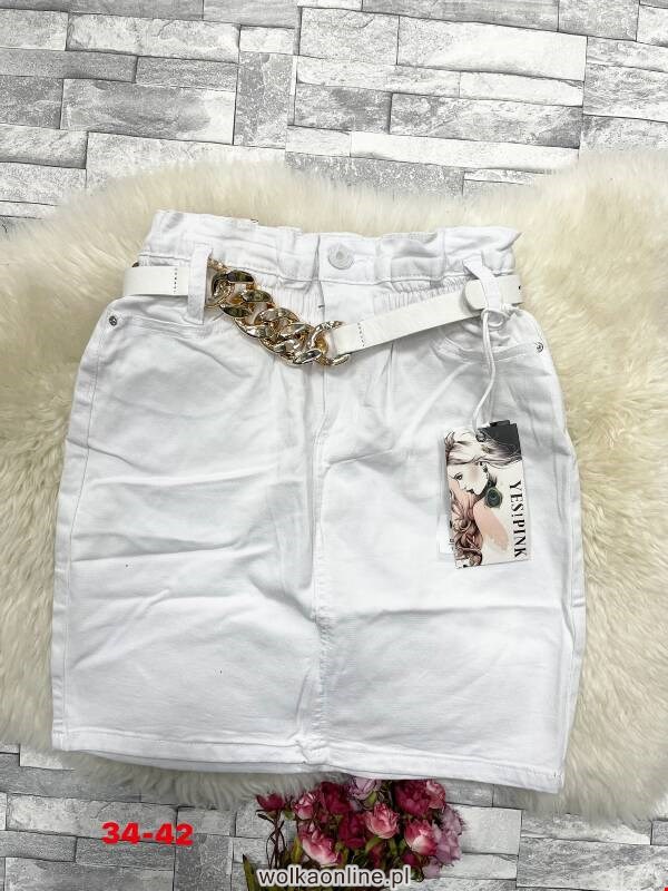Spódnice jeansowe damskie 5525 1 kolor 34-42