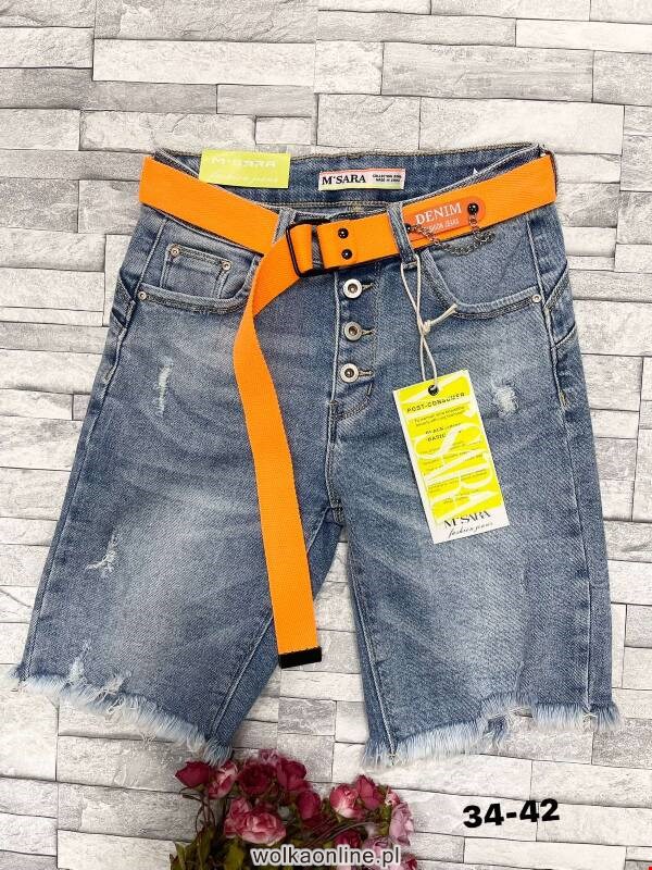 Spodenki jeansowe damskie 5528 1 kolor 34-42