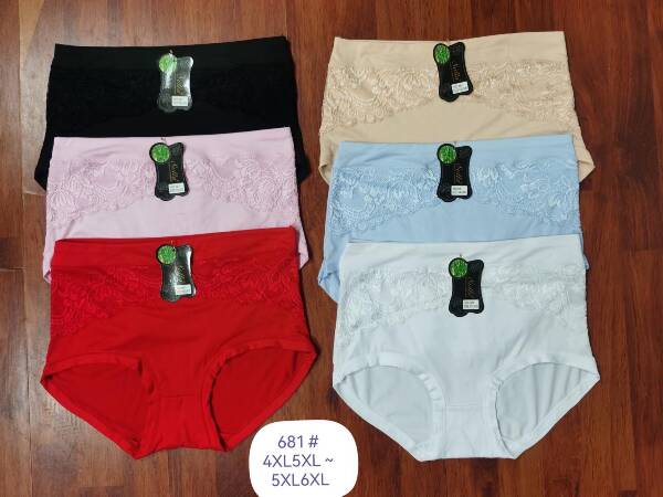 Majtki damskie 681 Mix kolor 4XL-6XL