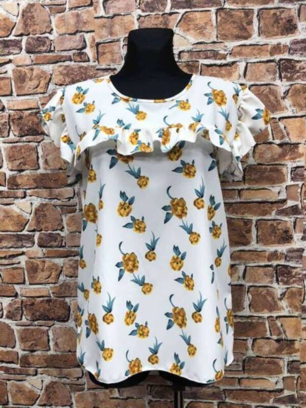 Bluzka  damskie 5779 1 kolor L-4XL (Towar Polskie) 1