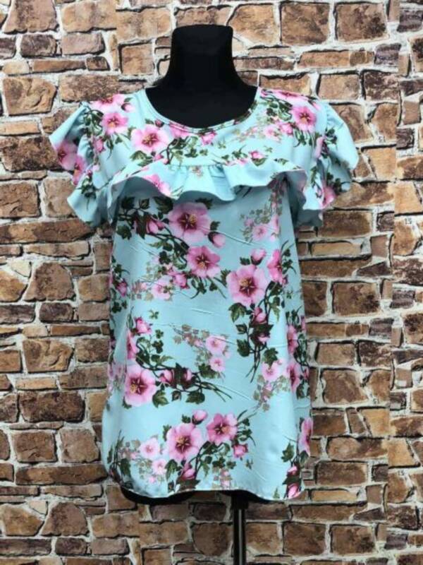 Bluzka  damskie 5788 1 kolor L-4XL (Towar Polskie) 1