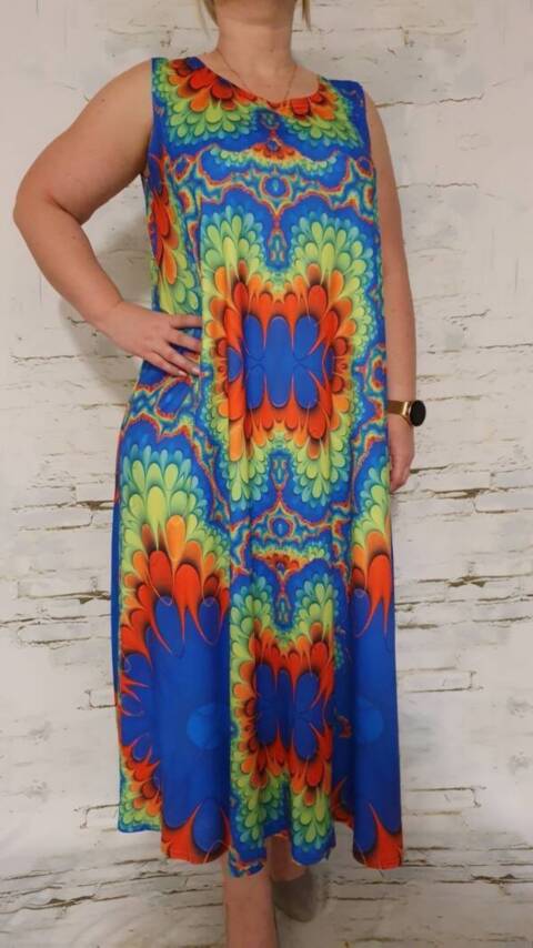 Sukienka damskie 5881 Mix kolor Standard (Towar Polskie) 1