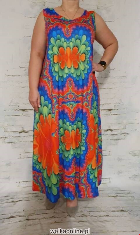 Sukienka damskie 5884 Mix kolor Standard (Towar Polskie)