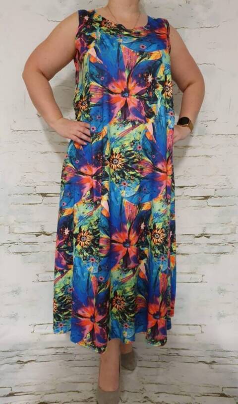 Sukienka damskie 5885 Mix kolor Standard (Towar Polskie)