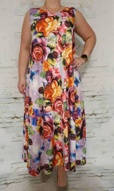 Sukienka damskie 5887 Mix kolor Standard (Towar Polskie) 1