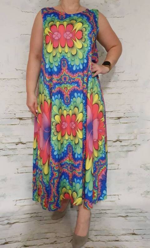 Sukienka damskie 5888 Mix kolor Standard (Towar Polskie)