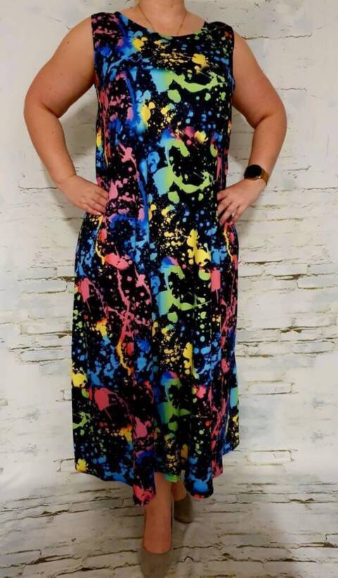 Sukienka damskie 5890 Mix kolor Standard (Towar Polskie)