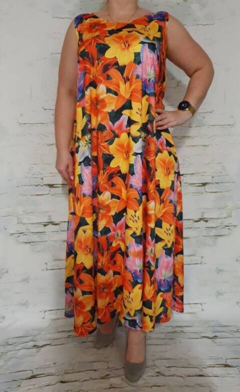 Sukienka damskie 5891 Mix kolor Standard (Towar Polskie)