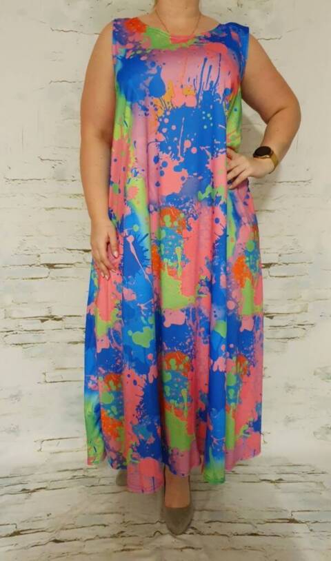 Sukienka damskie 5894 Mix kolor Standard (Towar Polskie) 1