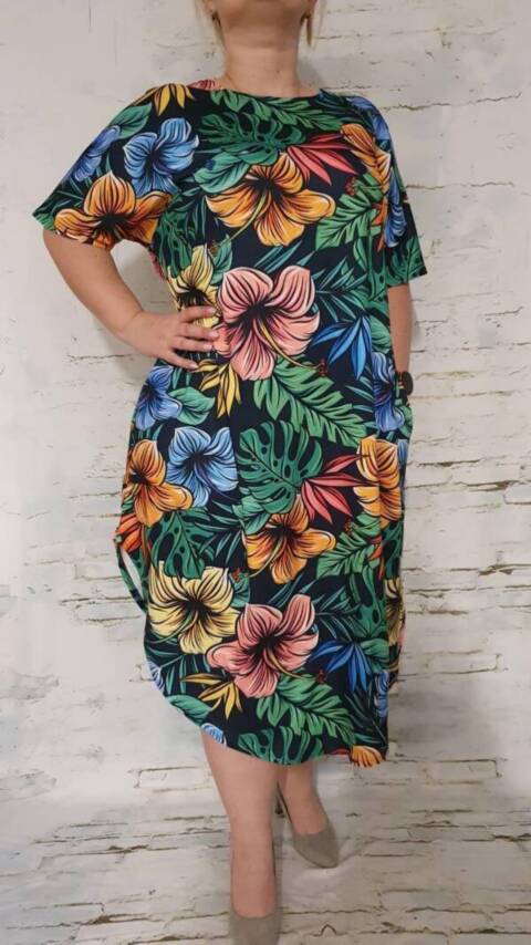 Sukienka damskie 5897 Mix kolor Standard (Towar Polskie)