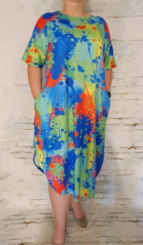 Sukienka damskie 5899 Mix kolor Standard (Towar Polskie) 1