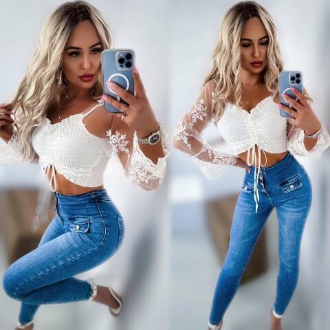 Jeansy  damskie 6181 1 kolor XS-XL 1