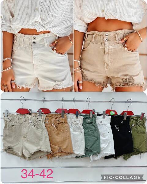 Szorty damskie 6194 1 kolor 34-42 1