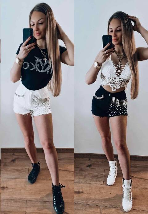 Szorty damskie 6196 1 kolor XS-XL 1