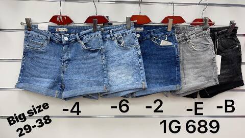 Szorty damskie 6199 1 kolor 29-38 1