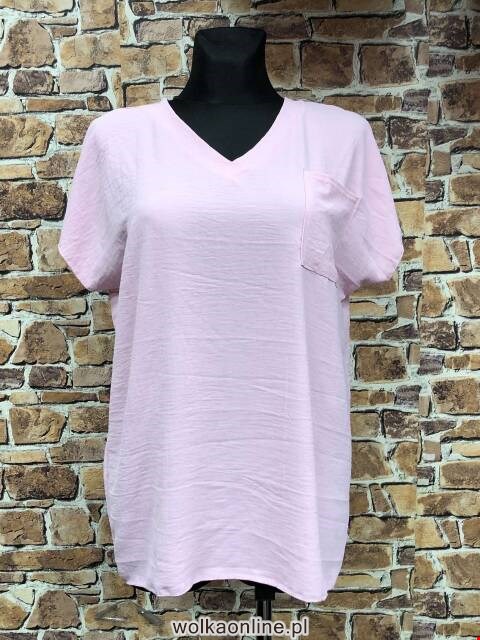 Bluzka damskie 6513 1 kolor L-4XL (Towar Polskie)
