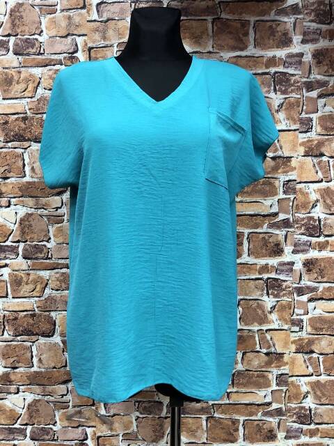 Bluzka damskie 6514 1 kolor L-4XL (Towar Polskie)