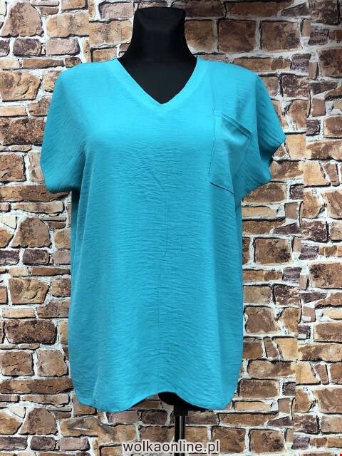 Bluzka damskie 6514 1 kolor L-4XL (Towar Polskie)