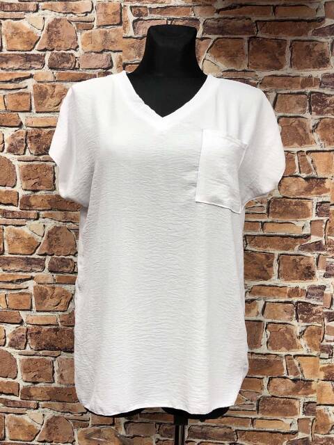 Bluzka damskie 6516 1 kolor L-4XL (Towar Polskie)