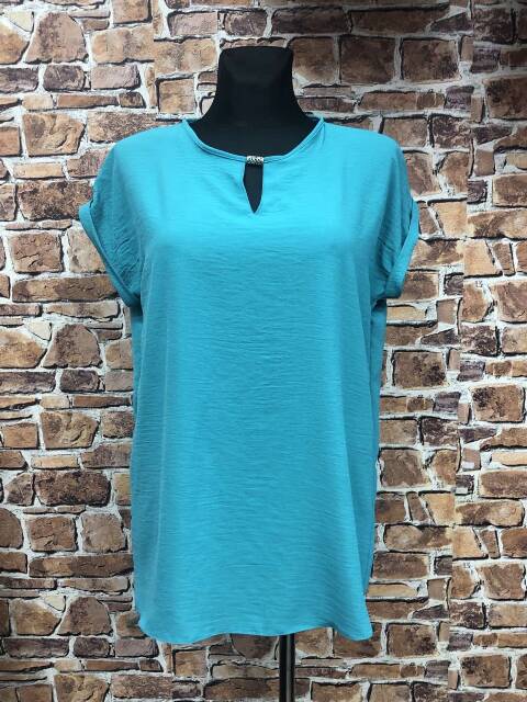 Bluzka damskie 6518 1 kolor L-4XL (Towar Polskie)