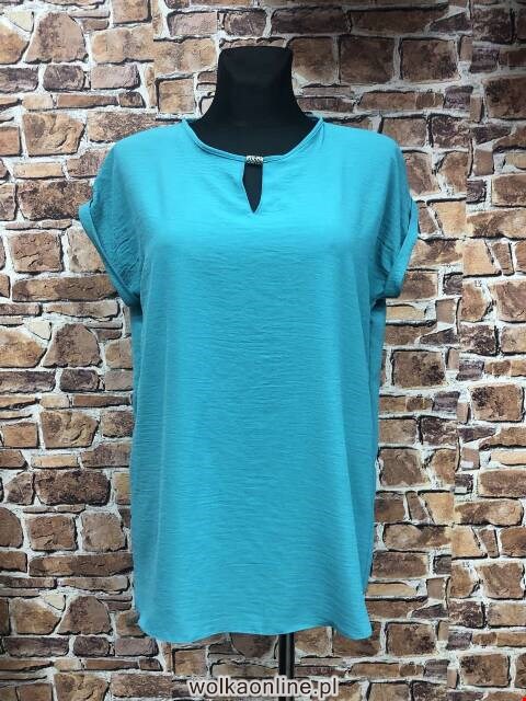 Bluzka damskie 6518 1 kolor L-4XL (Towar Polskie)