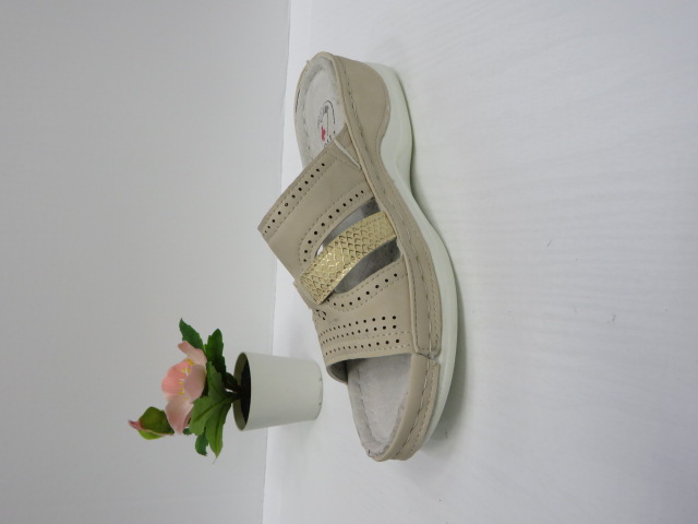 Klapki Damskie 2290 BEIGE 36-42 1