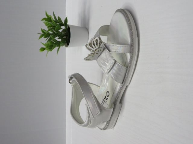 Sandały Dziecięce D966 SILVER 31-36