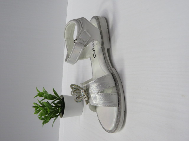Sandały Dziecięce D966 SILVER 31-36 1