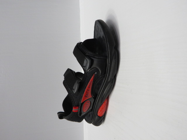 Sandały Dziecięce D938 BLACK/RED 32-37
