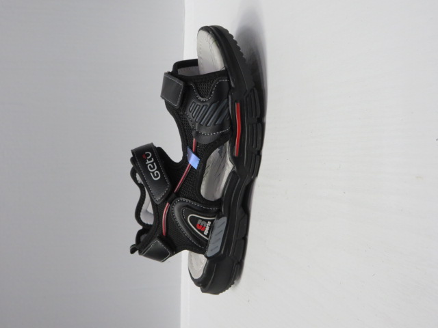 Sandały Dziecięce D931 BLACK/RED 32-37