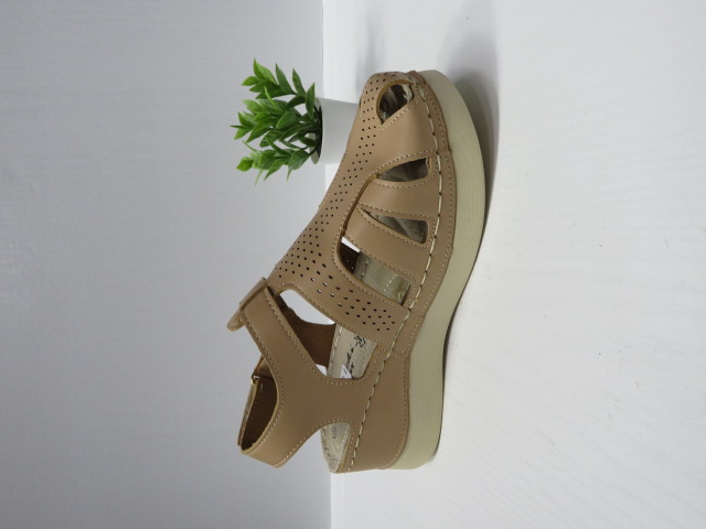 Klapki Damskie 4022 BEIGE 36-41 1