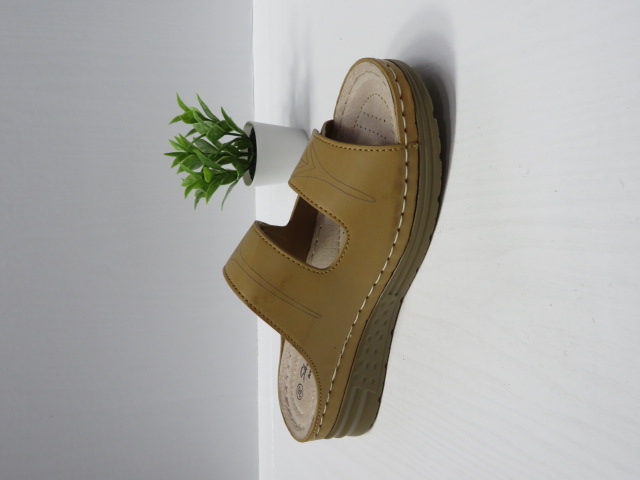 Klapki Damskie 4013 BEIGE 36-41 1