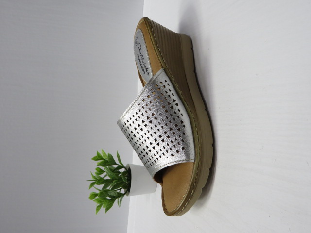 Klapki Damskie 4010 SILVER 36-40