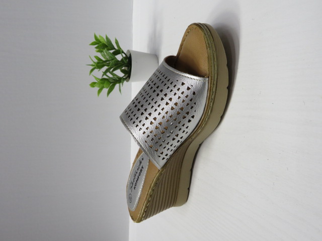 Klapki Damskie 4010 SILVER 36-40 1