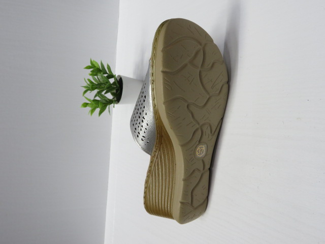 Klapki Damskie 4010 SILVER 36-40 2