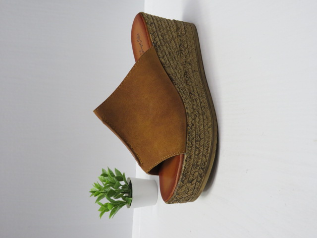 Klapki Damskie 4014 BROWN 36-41