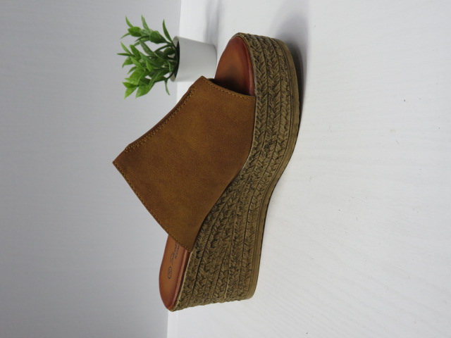 Klapki Damskie 4014 BROWN 36-41 1