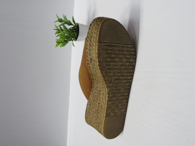 Klapki Damskie 4014 BROWN 36-41 2