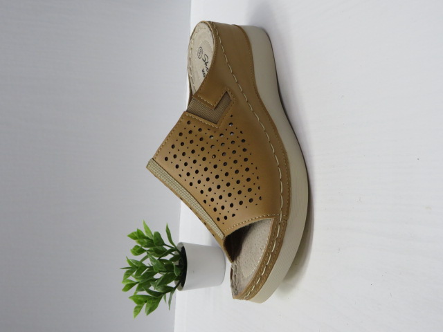 Klapki Damskie 4011 BEIGE 36-41