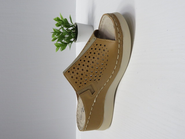 Klapki Damskie 4011 BEIGE 36-41 1